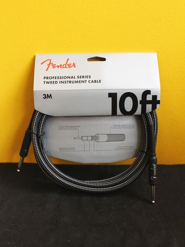 Fender Professional Cable 3m Grey Tweed